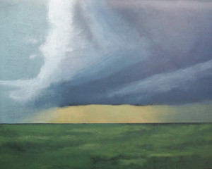 “21.08.2013 / Ein weites Feld / Meeresgleich wogt das Gras”, stebü, 2013, Painting, Acryl + Leinen, 100cm x 80cm