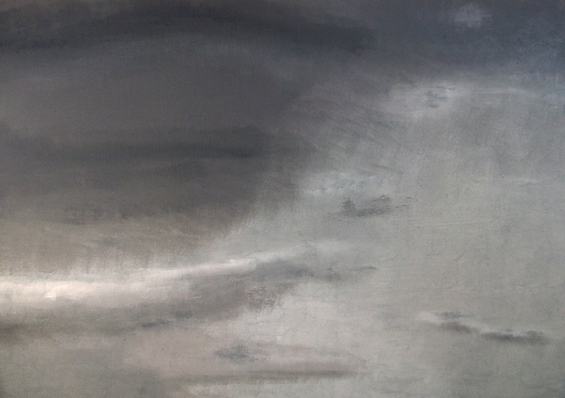 "Wolken", 05.03.2014, stebü, Painting, Acryl + Leinen, 70cm x 100cm